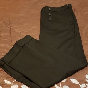 I-N-C Black, Classy Cuffed Pants